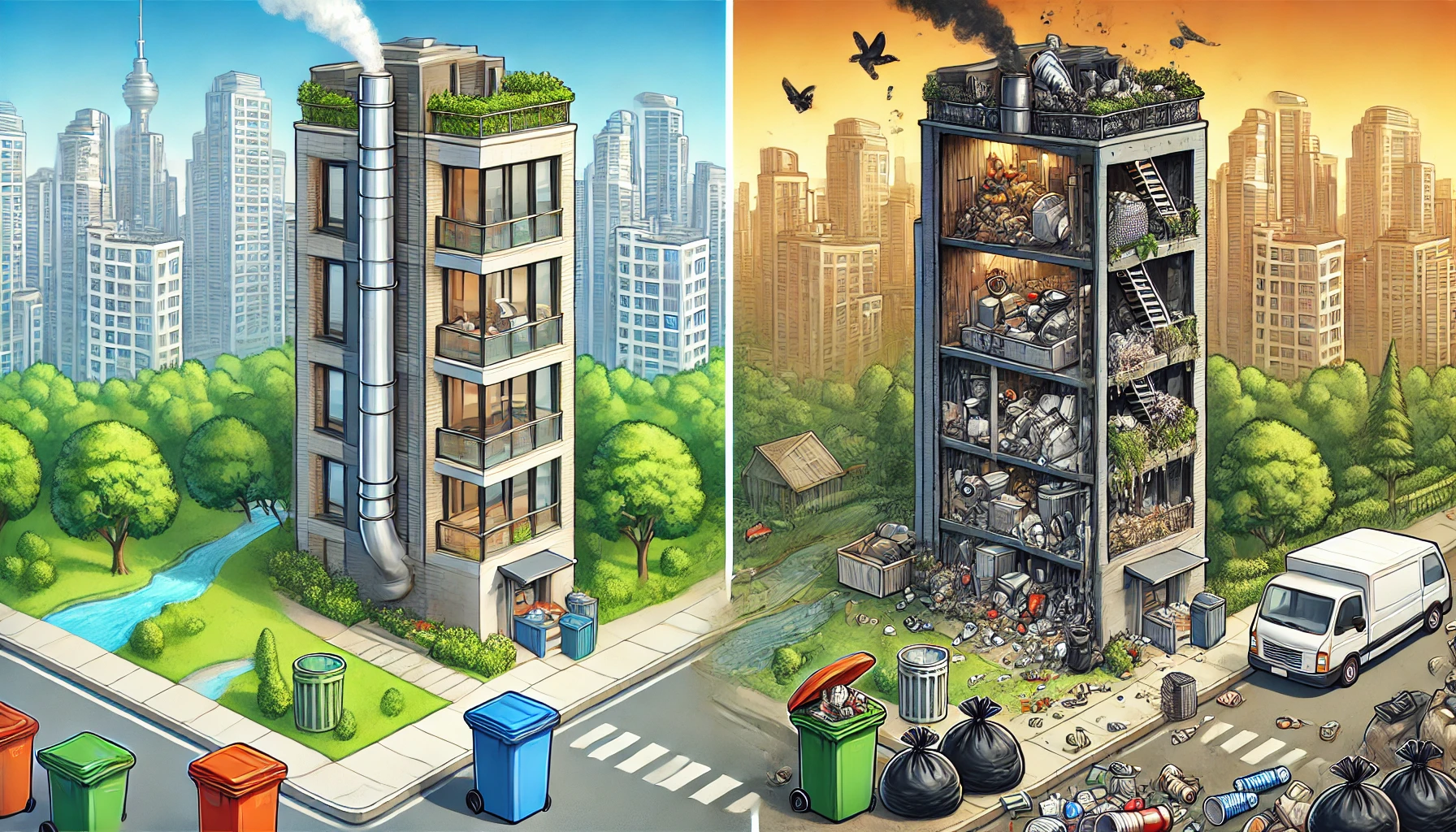 کانال شوت زباله