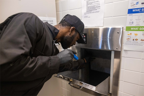 دریچه شوتینگ زباله